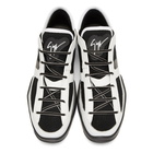 Giuseppe Zanotti White and Black Light Jump Sneakers