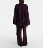 Jardin des Orangers Wool and cashmere wide-leg pants