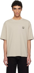 Maison Kitsuné Off-White Bold Fox Head Patch Oversize T-shirt
