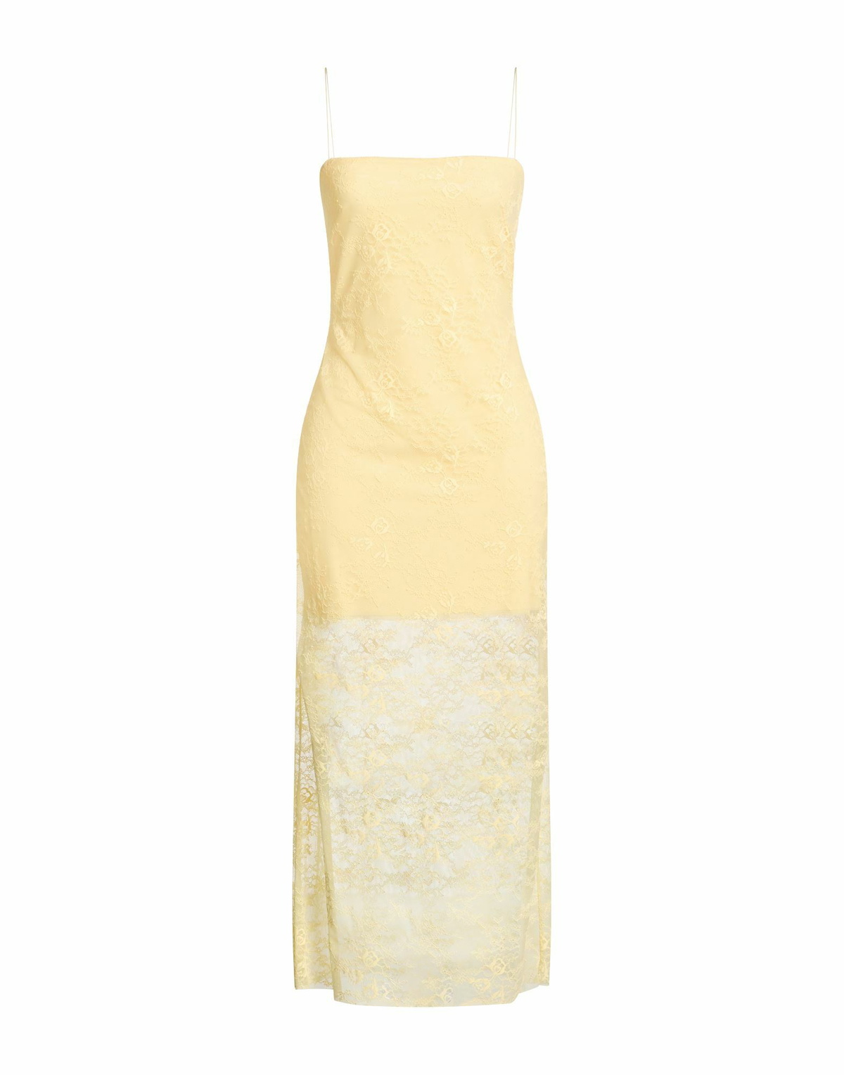 Bec & Bridge Womens Midi dress Pastel in Yellow