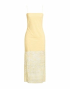 Bec & Bridge Womens Midi dress Pastel in Yellow