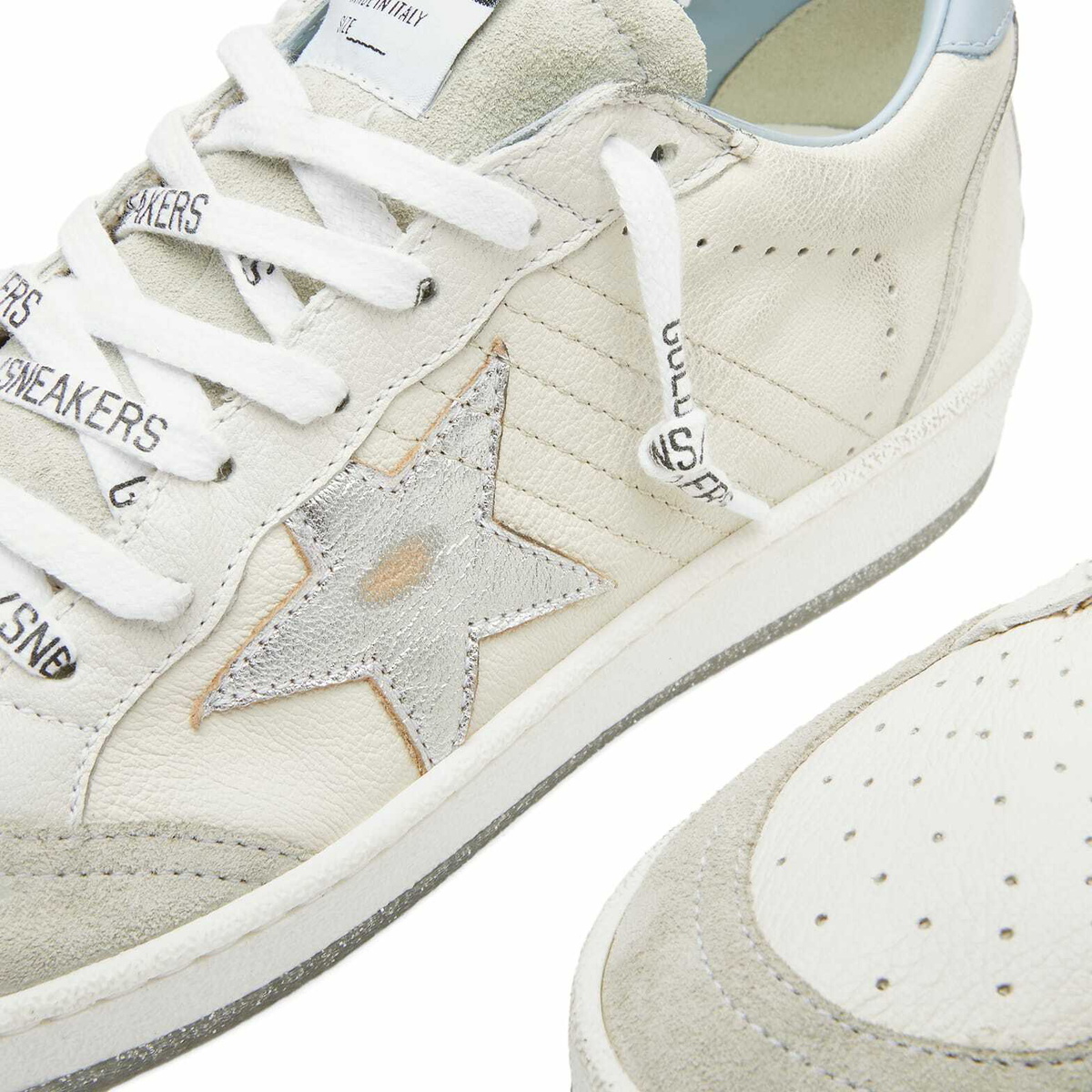Golden Goose Women's Ball Star Leather Sneakers in White