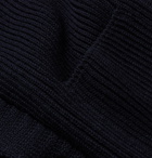 TOM FORD - Slim-Fit Ribbed Wool and Cashmere-Blend Cardigan - Black