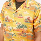 Nudie Jeans Co Men's Nudie Arvid Hawaii Vacation Shirt in Sunflower