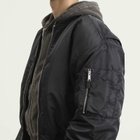 Entire Studios Men's Cropped Broad Bomber Jacket in Oil