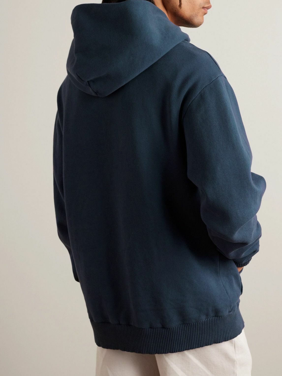 【PLCパサデナレジャークラブ】Western Conference フーディ他 Pasadena Leisure Club - Logo-Print Cotton-Jersey Hoodie
