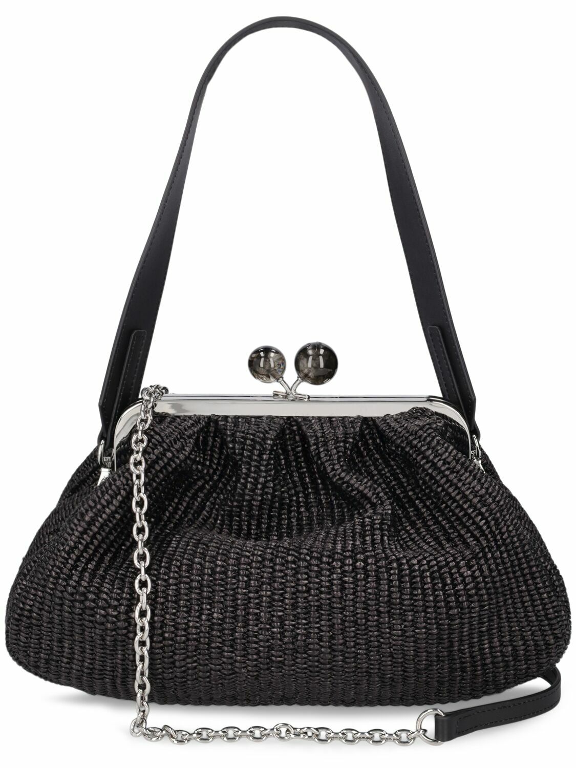 国内発送/送料関税込【WEEKEND MAX MARA】 Fortuna Bag フォルトゥーナ] ラフィア エフェクト ミディアム パス