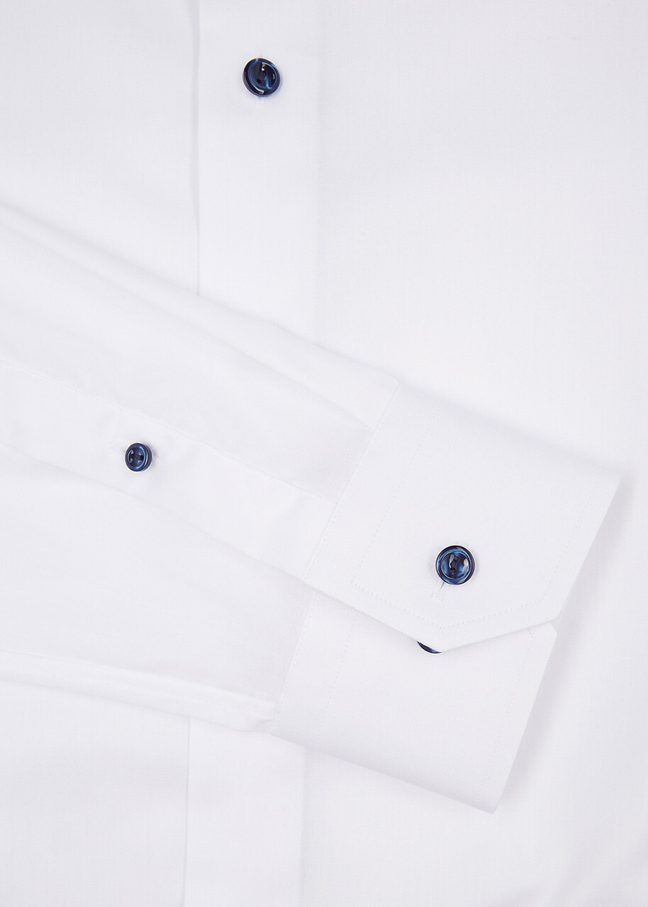 Eton White Cotton-twill Shirt
