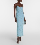 Staud Elsa embellished midi dress