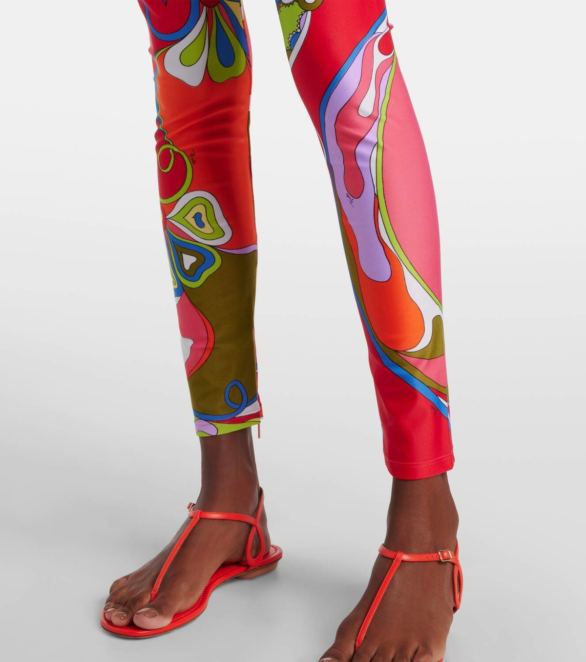 Pucci Orchidee printed leggings