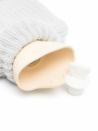 Johnstons Of Elgin Grey Ribbed Cashmere Hot Water Bottle