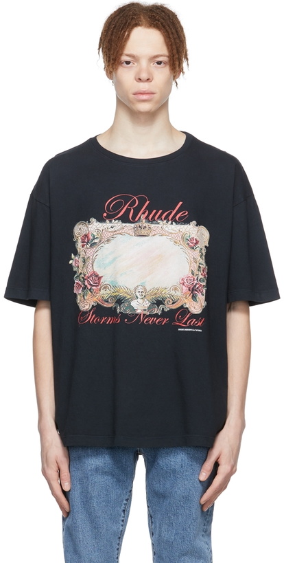 Photo: Rhude Black Cotton T-Shirt