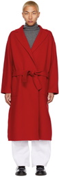 Max Mara Red Nina Coat