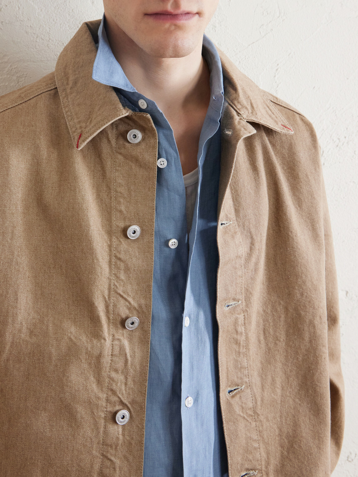 Aimé Leon Dore - Linen Shirt - Blue