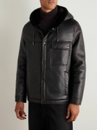 Yves Salomon - Shearling Hooded Jacket - Brown