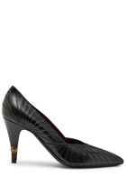 Versace 90 Pintuck Leather Pumps
