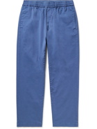BARENA - Slim-Fit Stretch-Cotton Twill Trousers - Blue