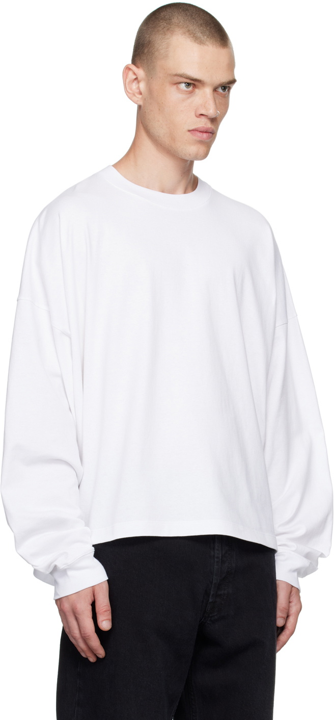 Tシャツ・カットソー The Row White Cotton Haru Oversize T-Shirt Haru T-Shirt White in Cotton – The Row