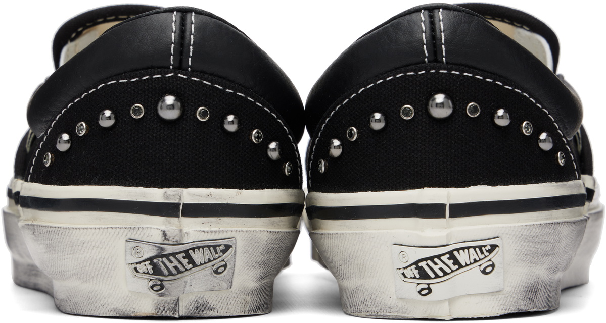 Vans Black Premium Classic Slip-On Sneakers