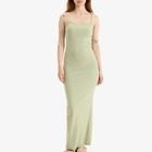 Represent Women's Initial Baby Rib Maxi Dress in Desert Sage