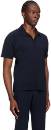 HOMME PLISSÉ ISSEY MIYAKE Navy Basics Polo