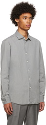 ZEGNA Gray Denim Shirt