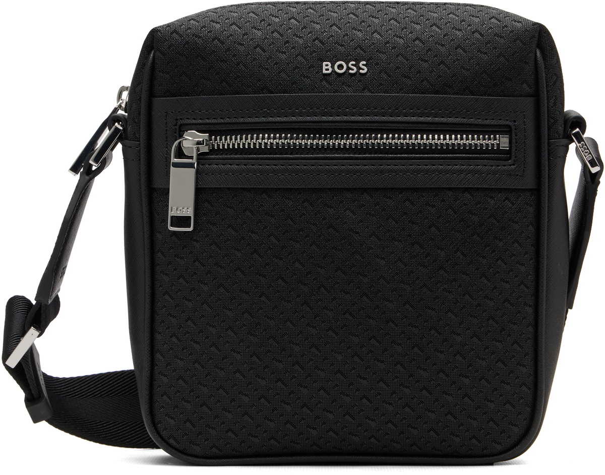 BOSS Black Regenerated Leather Pouch