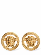 VERSACE Logo Stud Earrings