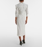 Carolina Herrera Polka-dot silk crêpe de chine shirt dress