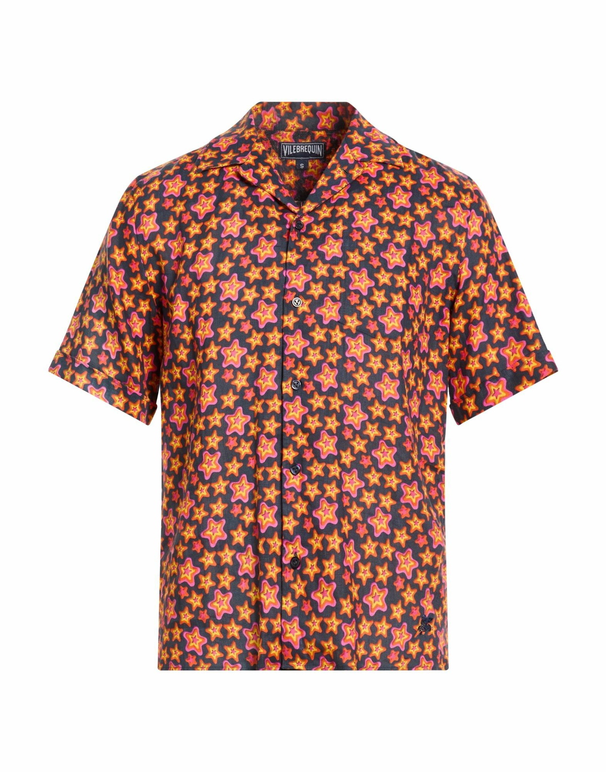 Vilebrequin Mens Shirt in Orange