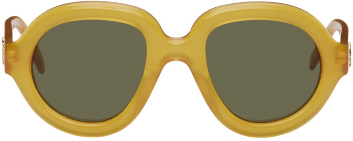 Photo: Loewe Yellow Aviator Sunglasses