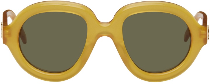 Photo: Loewe Yellow Aviator Sunglasses