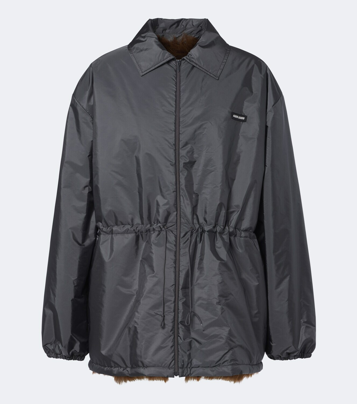 Miu Miu Shearling-lined blouson jacket
