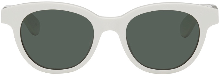 Photo: Alexander McQueen Off-White Angled Pantos Sunglasses