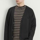 Needles Men's Bright Jersey Cardigan in Black