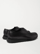 Berluti - Fast Track Leather Brogue Sneakers - Black