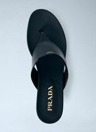Prada Patent Leather Thong Sandals