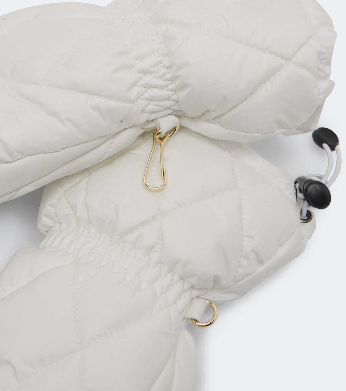 Bogner Selia leather-trimmed ski mittens