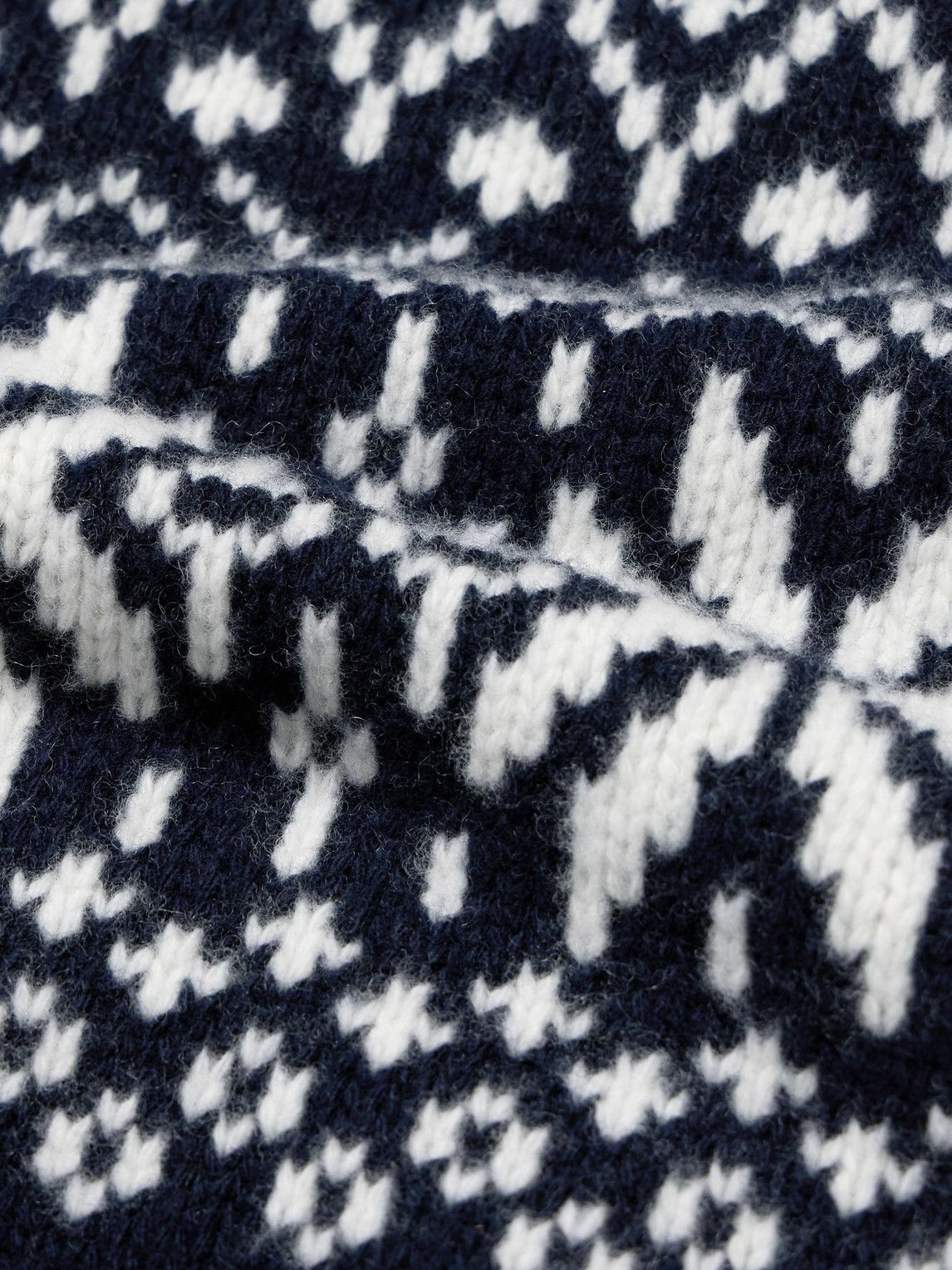 Kingsman - Fair Isle Wool Sweater - Blue