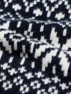 Kingsman - Fair Isle Wool Sweater - Blue