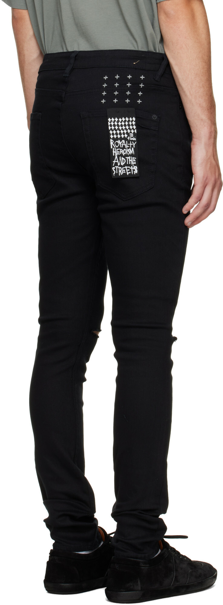 Ksubi Black Van Winkle Ace Slice Jeans