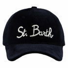 MC2 Saint Barth Baseball Corduroy Cap With St. Barth Embroidery