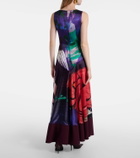 Roksanda Munir printed silk satin gown