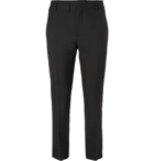 Saint Laurent - Slim-Fit Virgin Wool-Gabardine Trousers - Men - Black