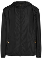 Valentino Garavani Hooded Shell Jacket Black