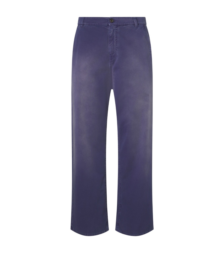 Photo: Miu Miu Cotton gabardine wide-leg pants