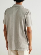 James Perse - Supima Cotton-Jersey Polo Shirt - Gray