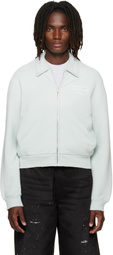 Acne Studios Green Zip Sweatshirt