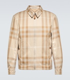 Burberry - Checked cotton jacket