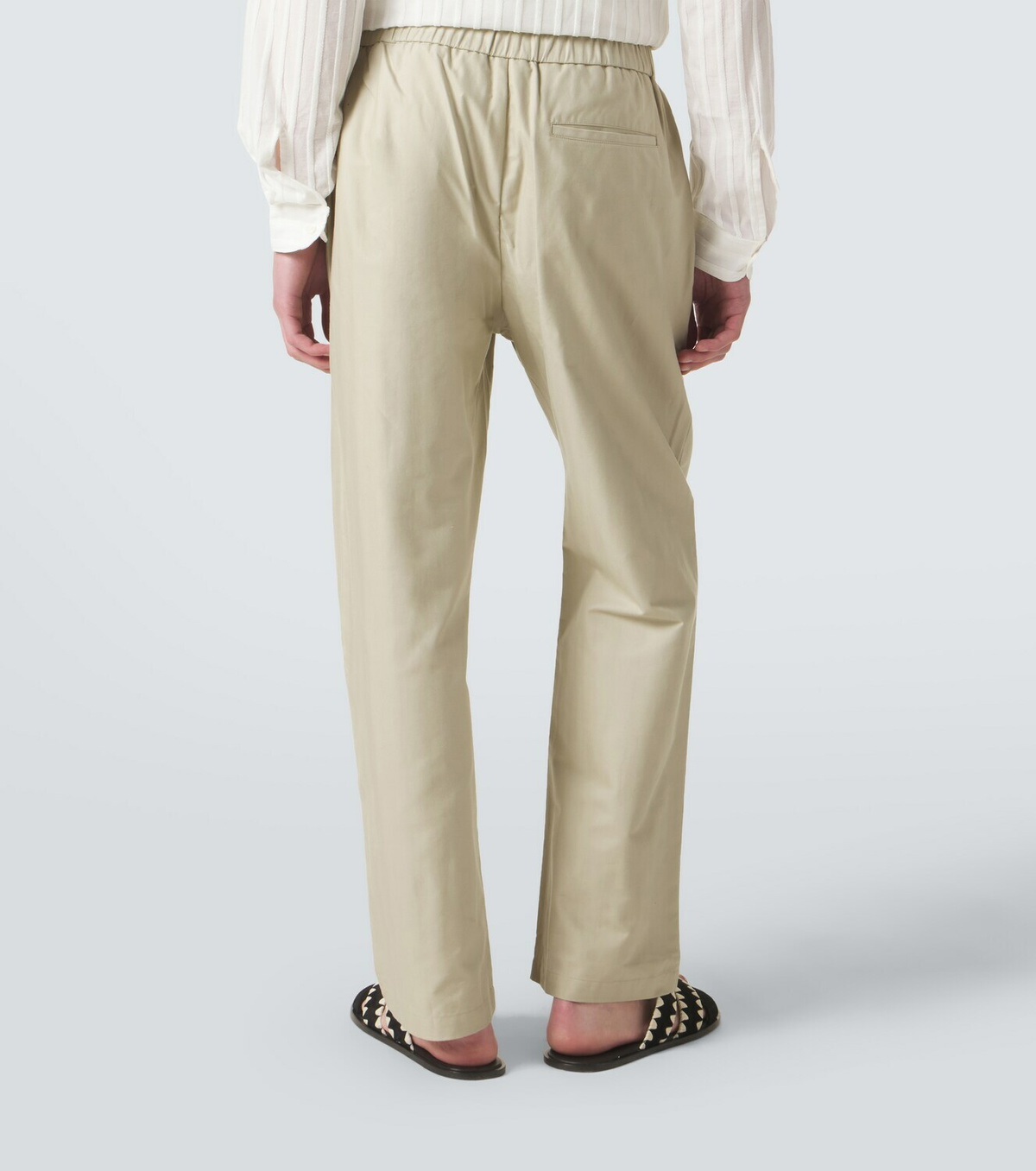 Frescobol Carioca Rocha cotton twill wide-leg pants